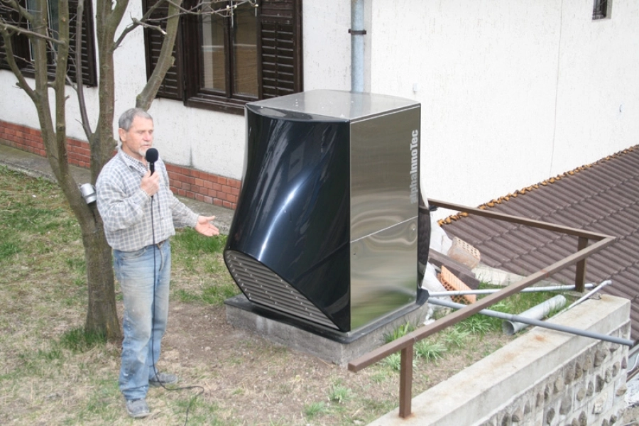 Levegőkazán Verőcén